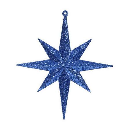 VICKERMAN Emerald Glitter Bethlehem Star Ornament - 8 in., 4PK M167224